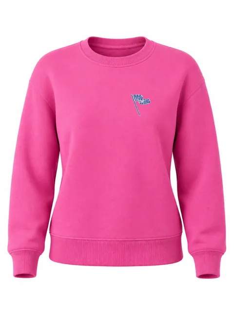 Ladies Crew Neck - Pin Seeker (Medium, Blue)
