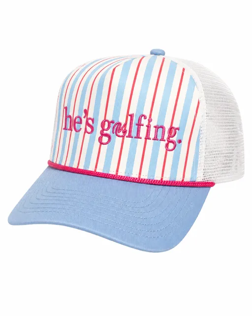 Hat - Stripes (Blue/ Red - V)